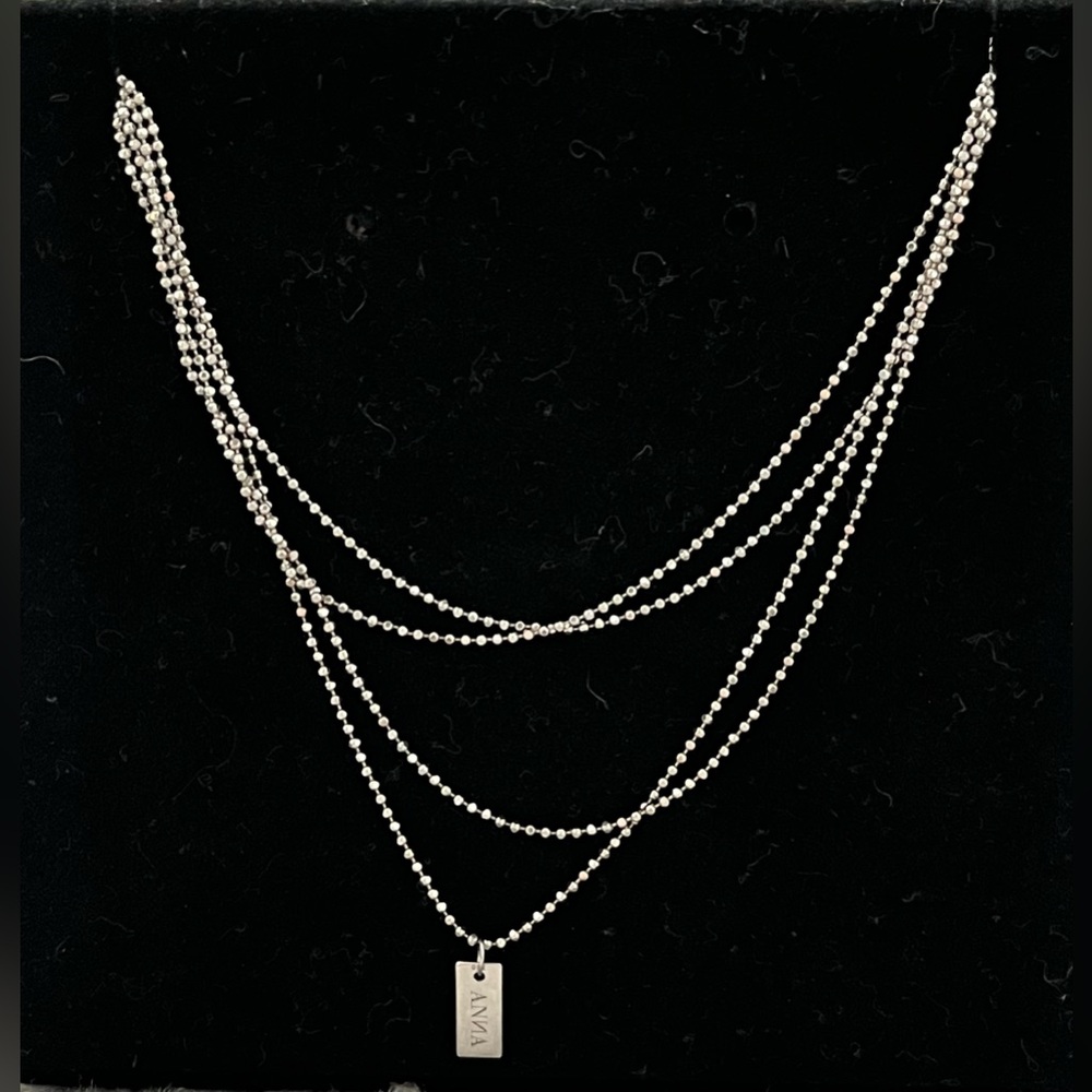 55”Long 18kW Gold Diamond cut bead ball long chain necklace